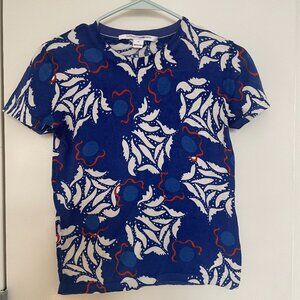 DVF Diane Von Furstenberg Cotton Silk Top Shirt Authentic Size S